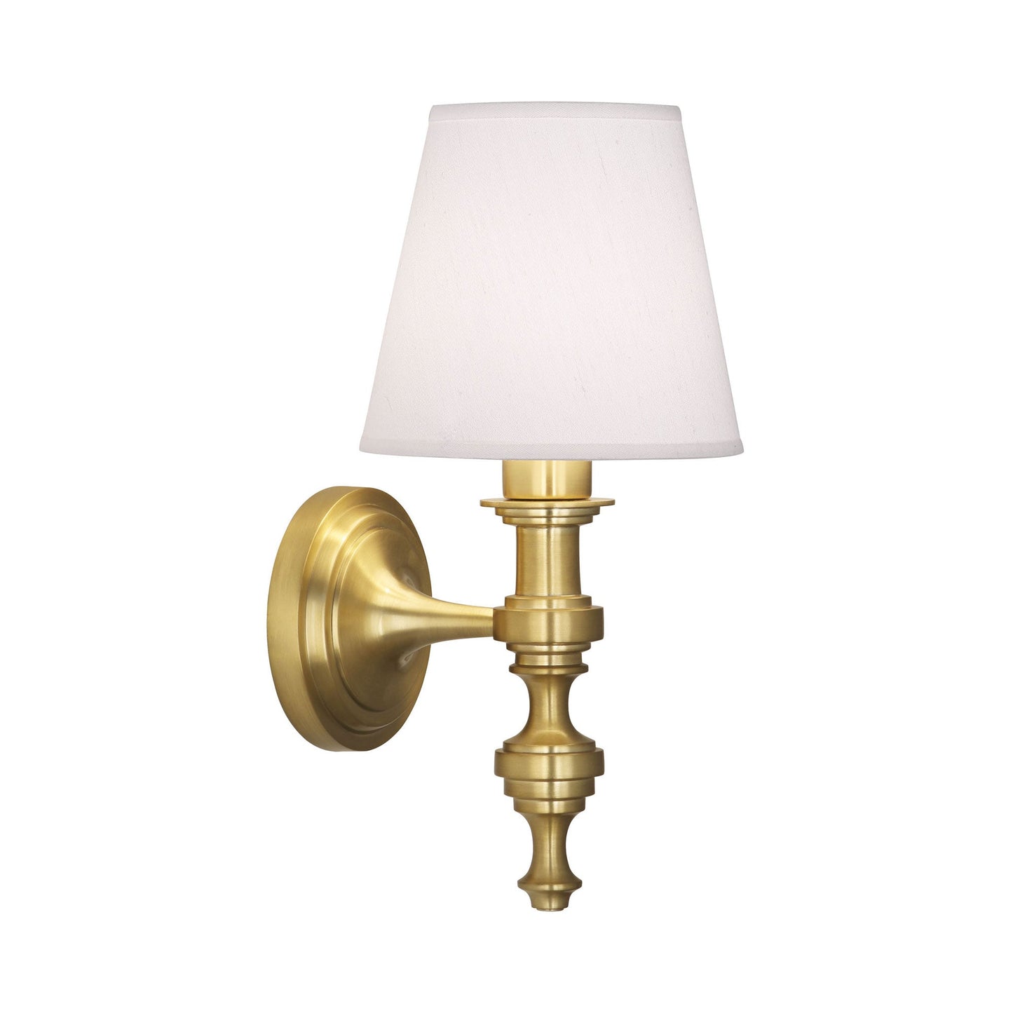 Arthur Wall Light in Modern Brass.