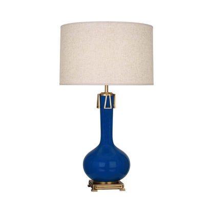 Athena Table Lamp in Cobalt.