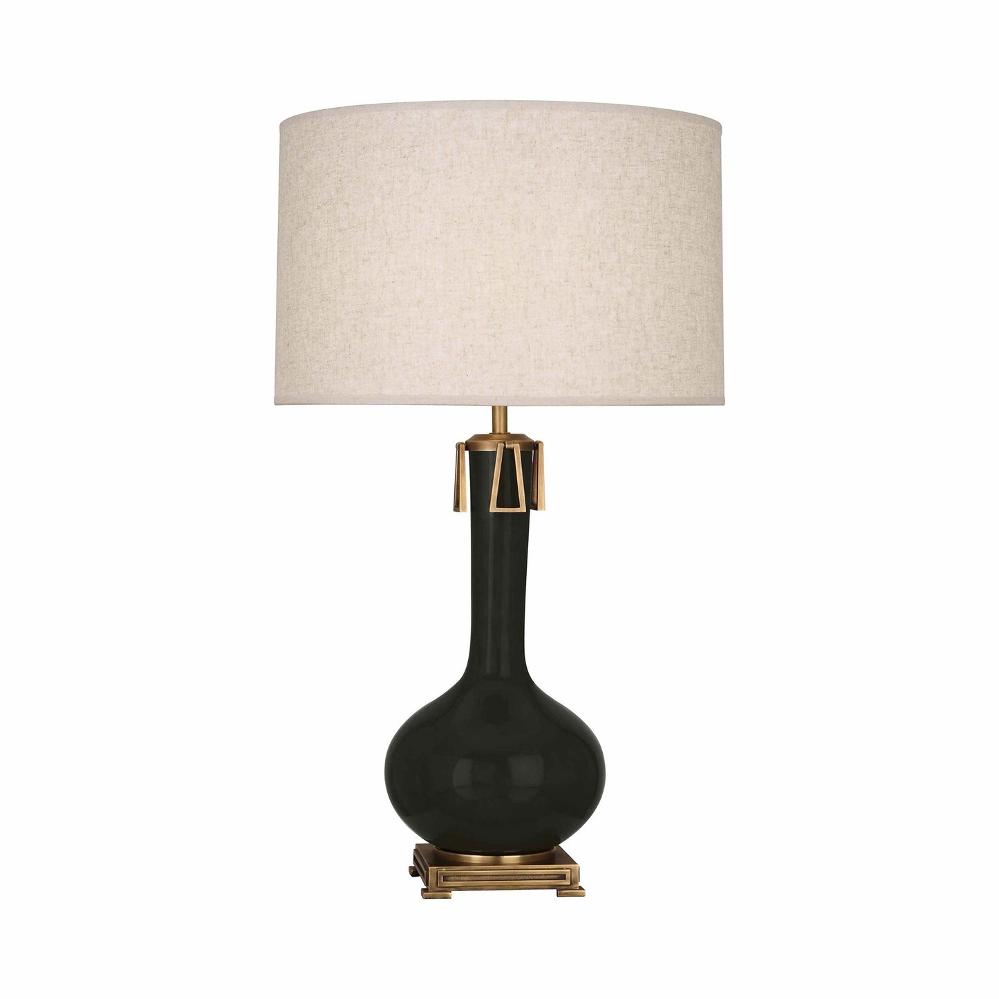 Athena Table Lamp in Obsidian.