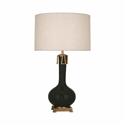 Athena Table Lamp in Obsidian.