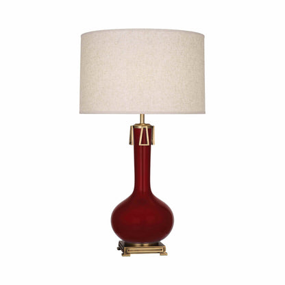 Athena Table Lamp in Sangria.