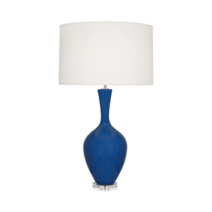Audrey Table Lamp in Cobalt.