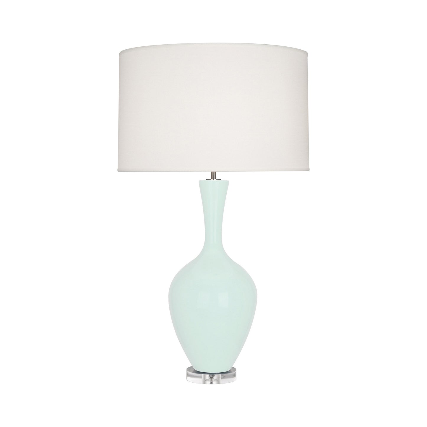 Audrey Table Lamp in Mint.