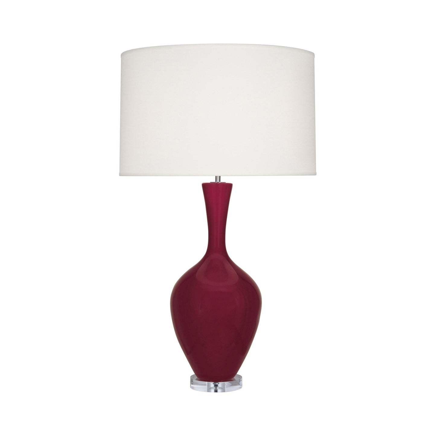Audrey Table Lamp in Sugar Plum.