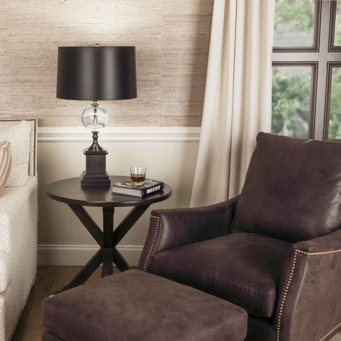 Celine Table Lamp in living room.