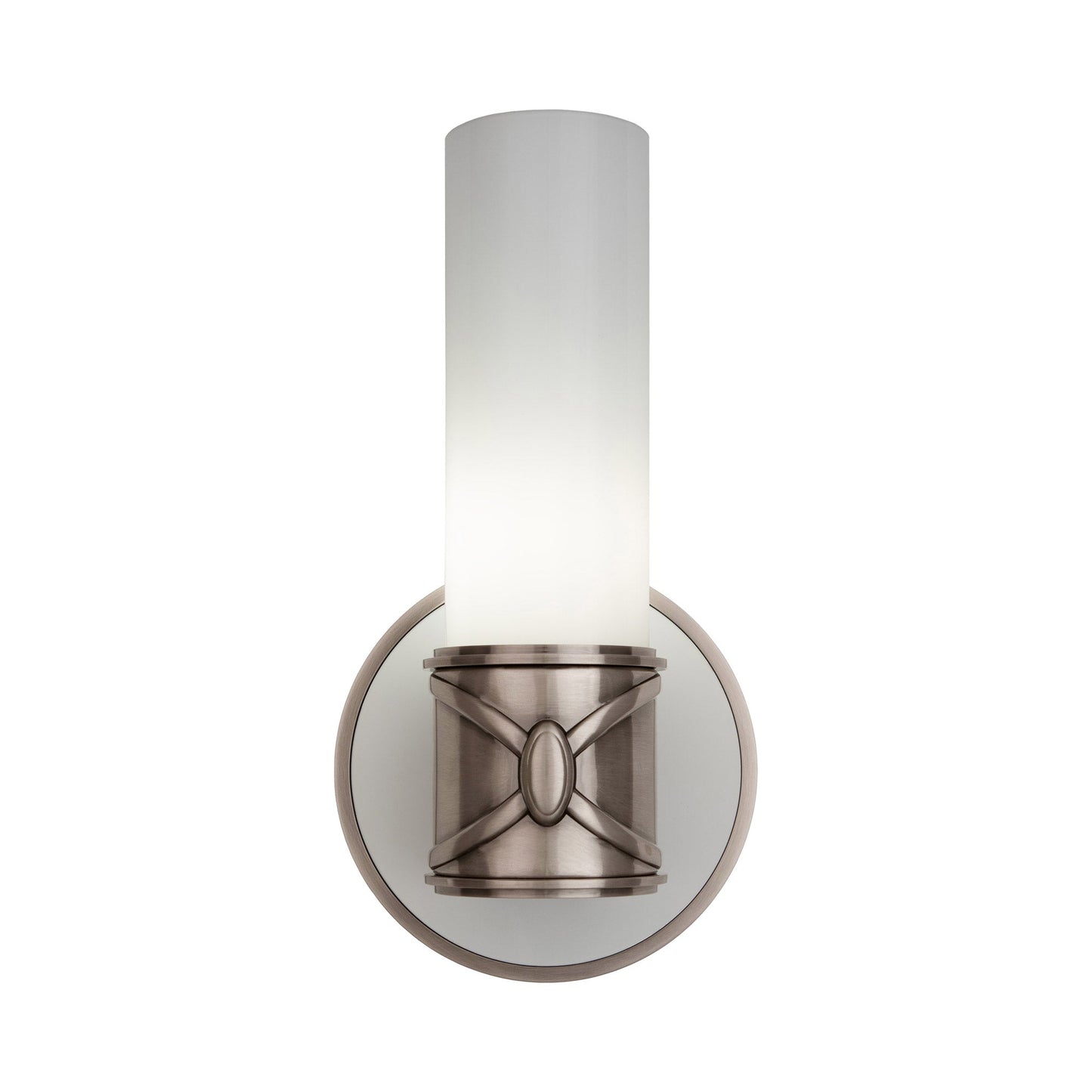 Chase Single Wall Light in Dark Antique Nickel.