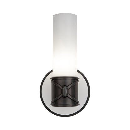 Chase Single Wall Light in Deep Patina Bronze.