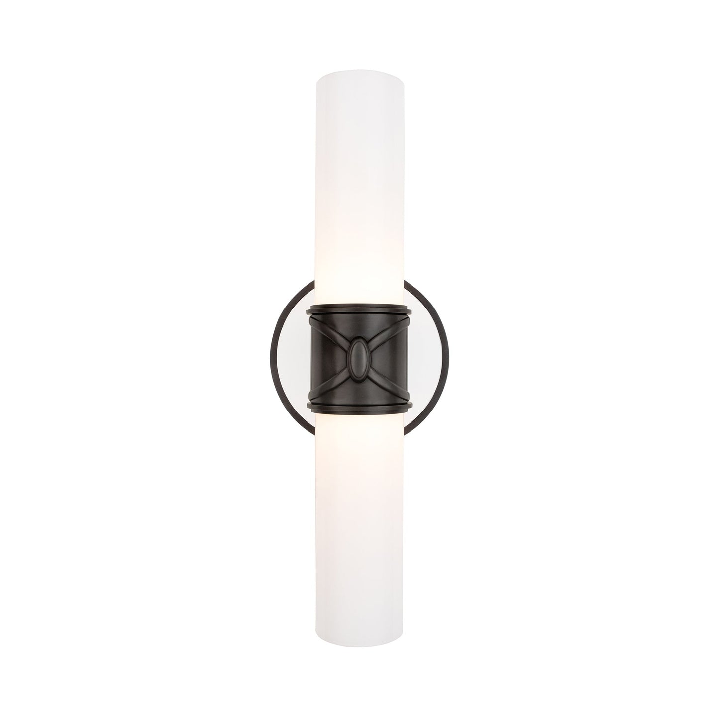 Chase Vertical Wall Light in Deep Patina Bronze.