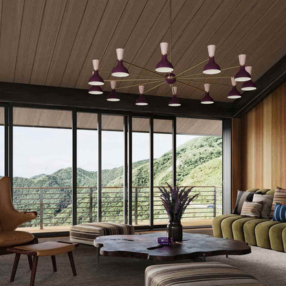 Clare Chandelier in living room.