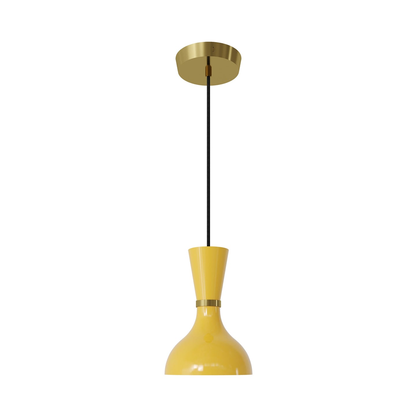 Clare Pendant Light in Modern Brass/Sunset.
