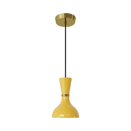 Clare Pendant Light in Modern Brass/Sunset.