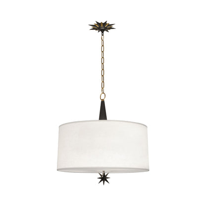 Cosmos Pendant Light in Warm Brass.