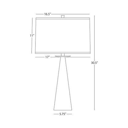 Dal 98689 Table Lamp - line drawing.