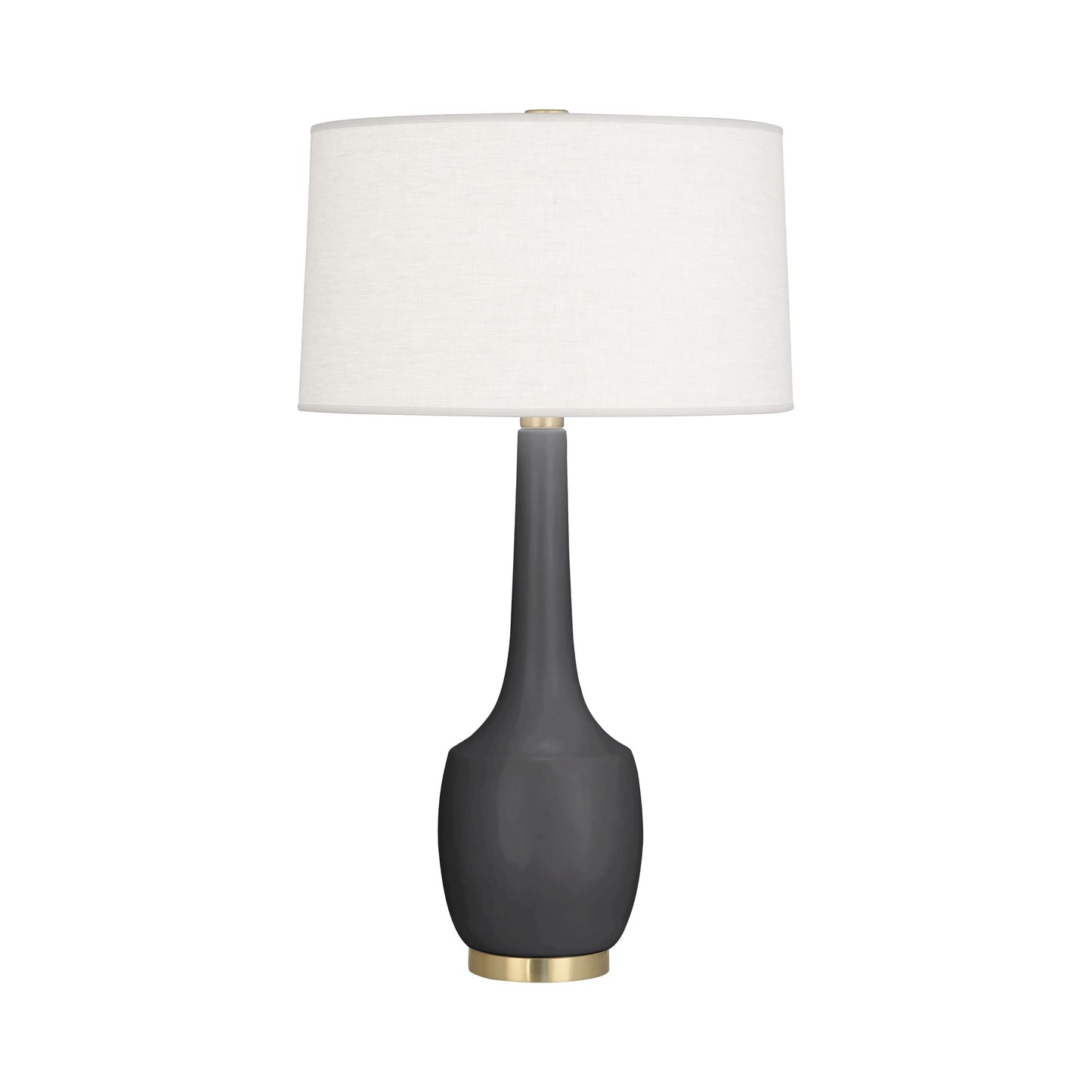 Delilah Table Lamp in Matte Ash.