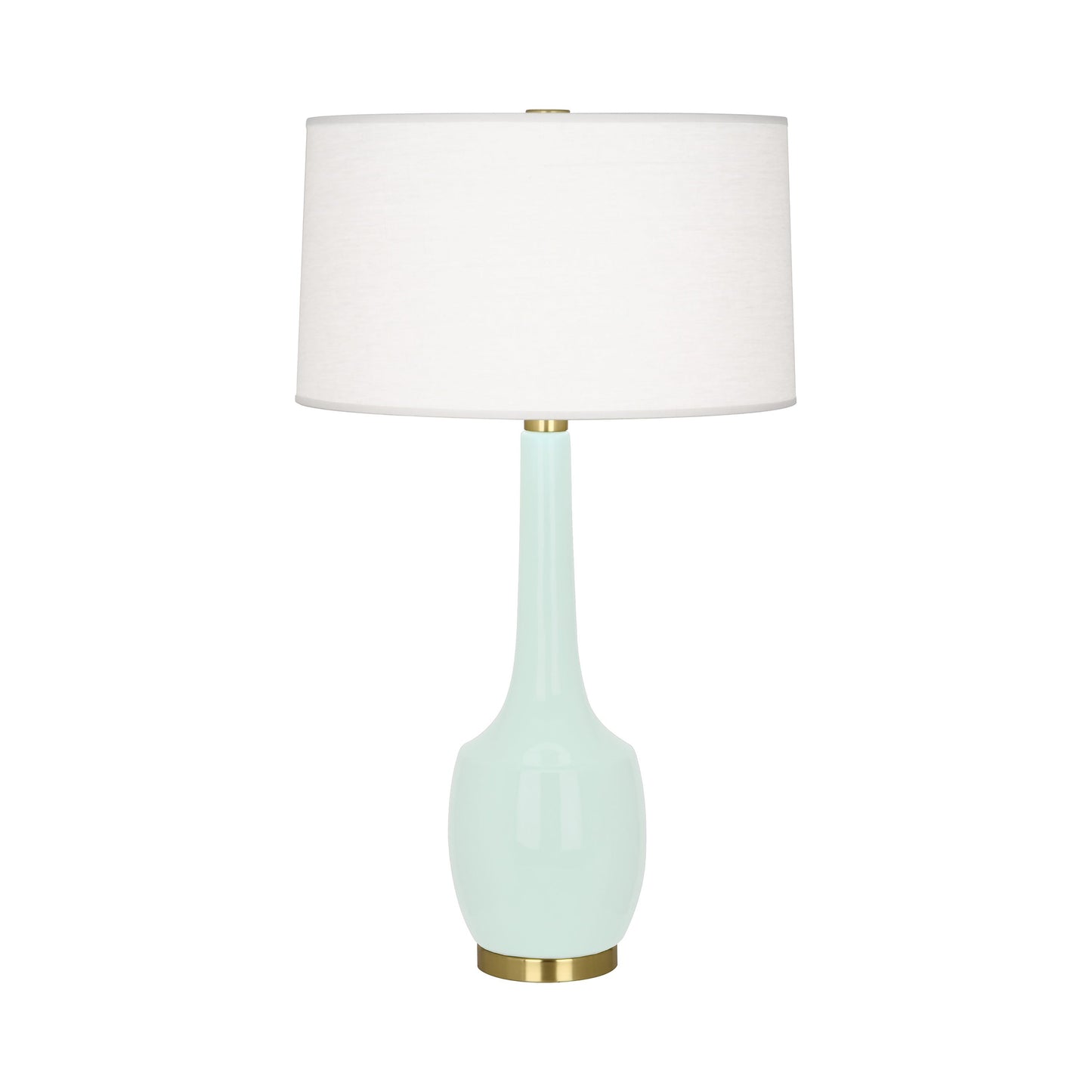 Delilah Table Lamp in Mint.