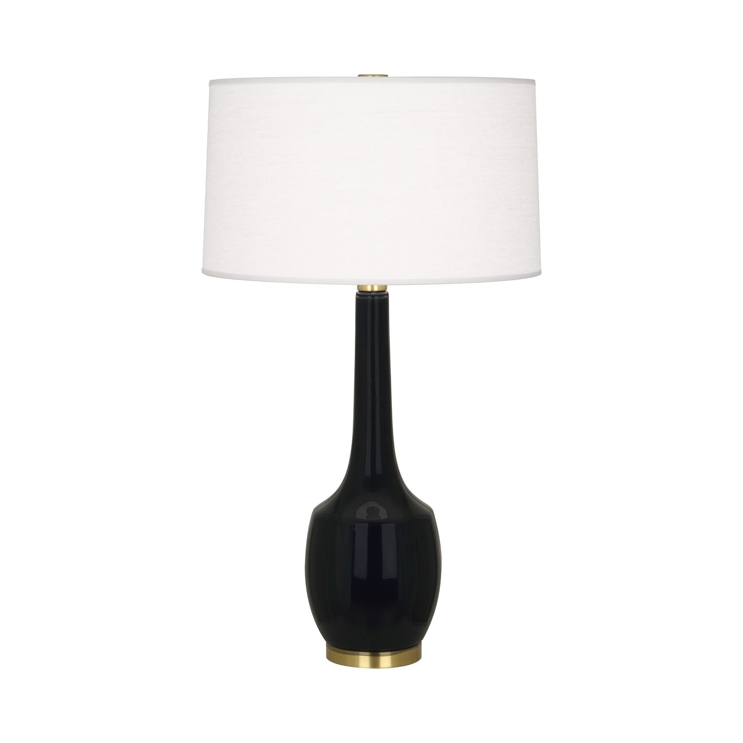 Delilah Table Lamp in Obsidian.