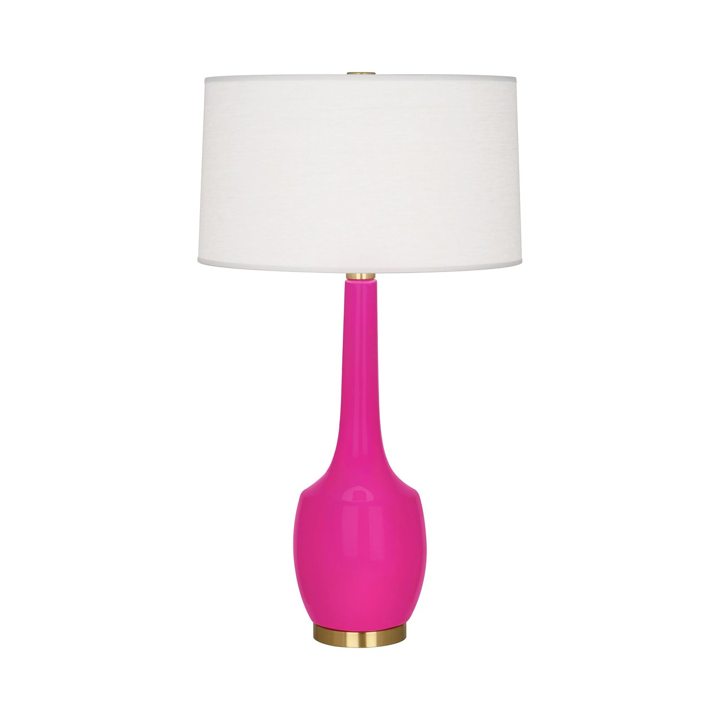 Delilah Table Lamp in Razzle Rose.