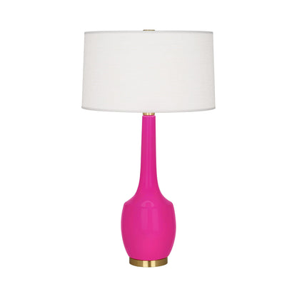 Delilah Table Lamp in Razzle Rose.