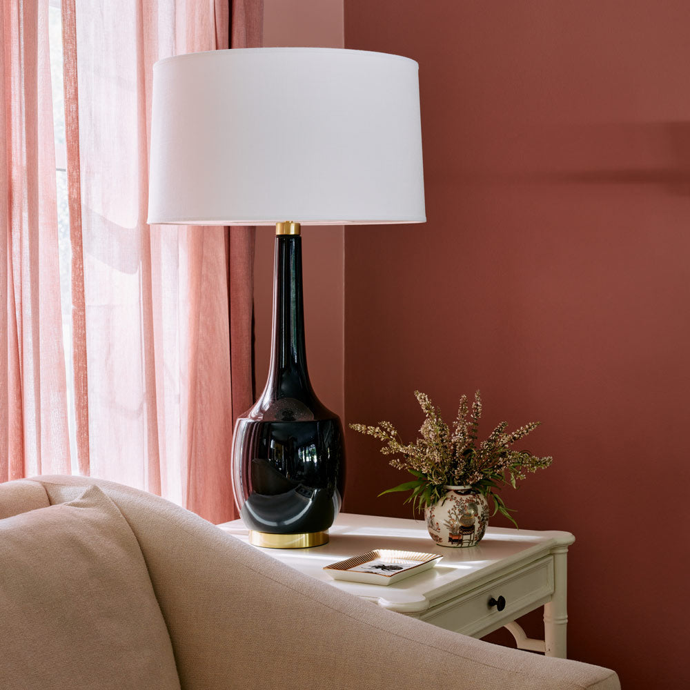 Delilah Table Lamp in living room.