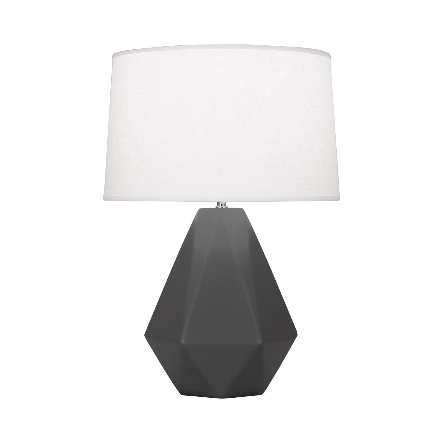 Delta Table Lamp in Matte Ash.