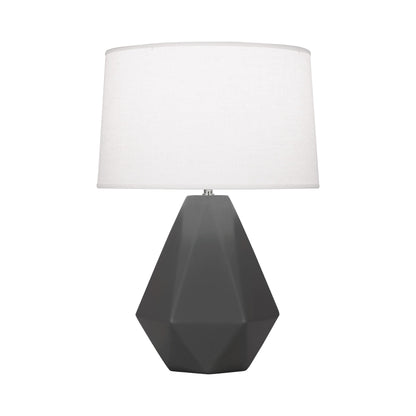 Delta Table Lamp in Matte Ash.
