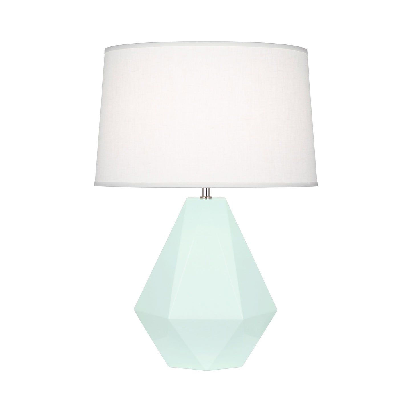 Delta Table Lamp in Mint.