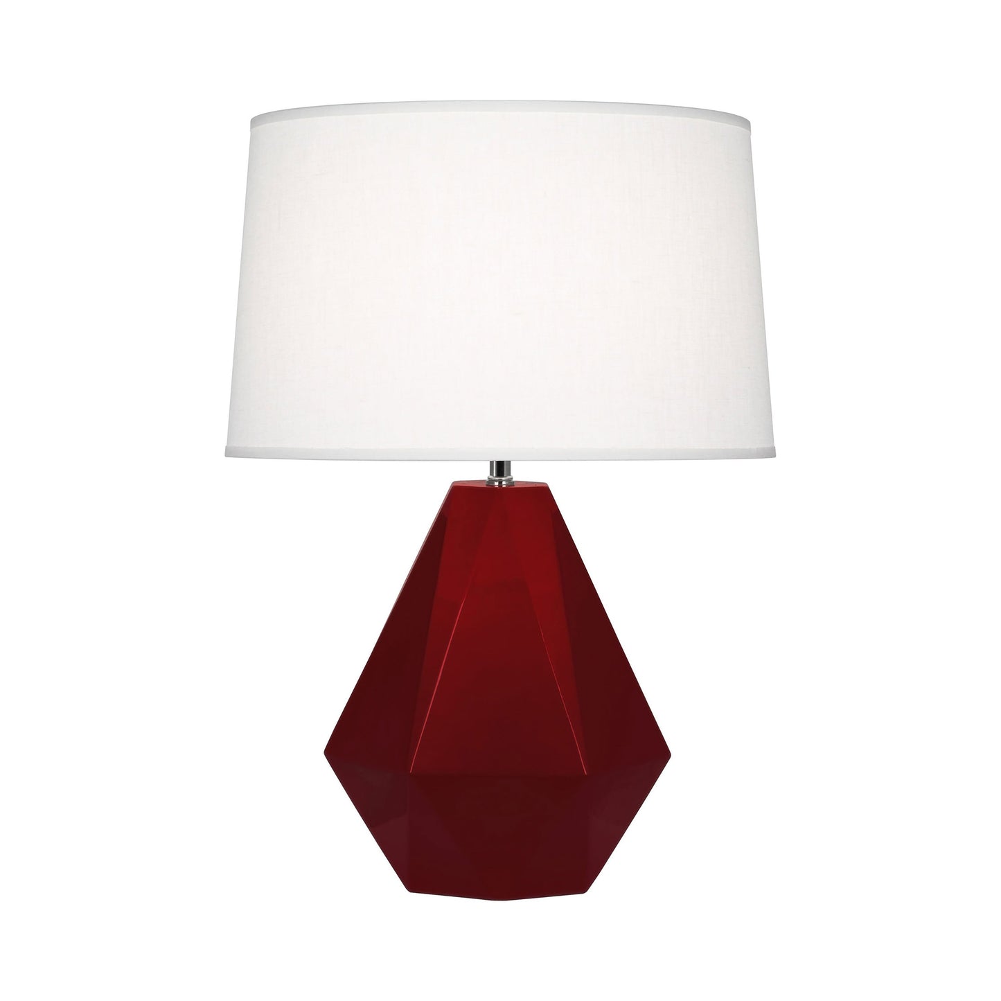 Delta Table Lamp in Sangria.