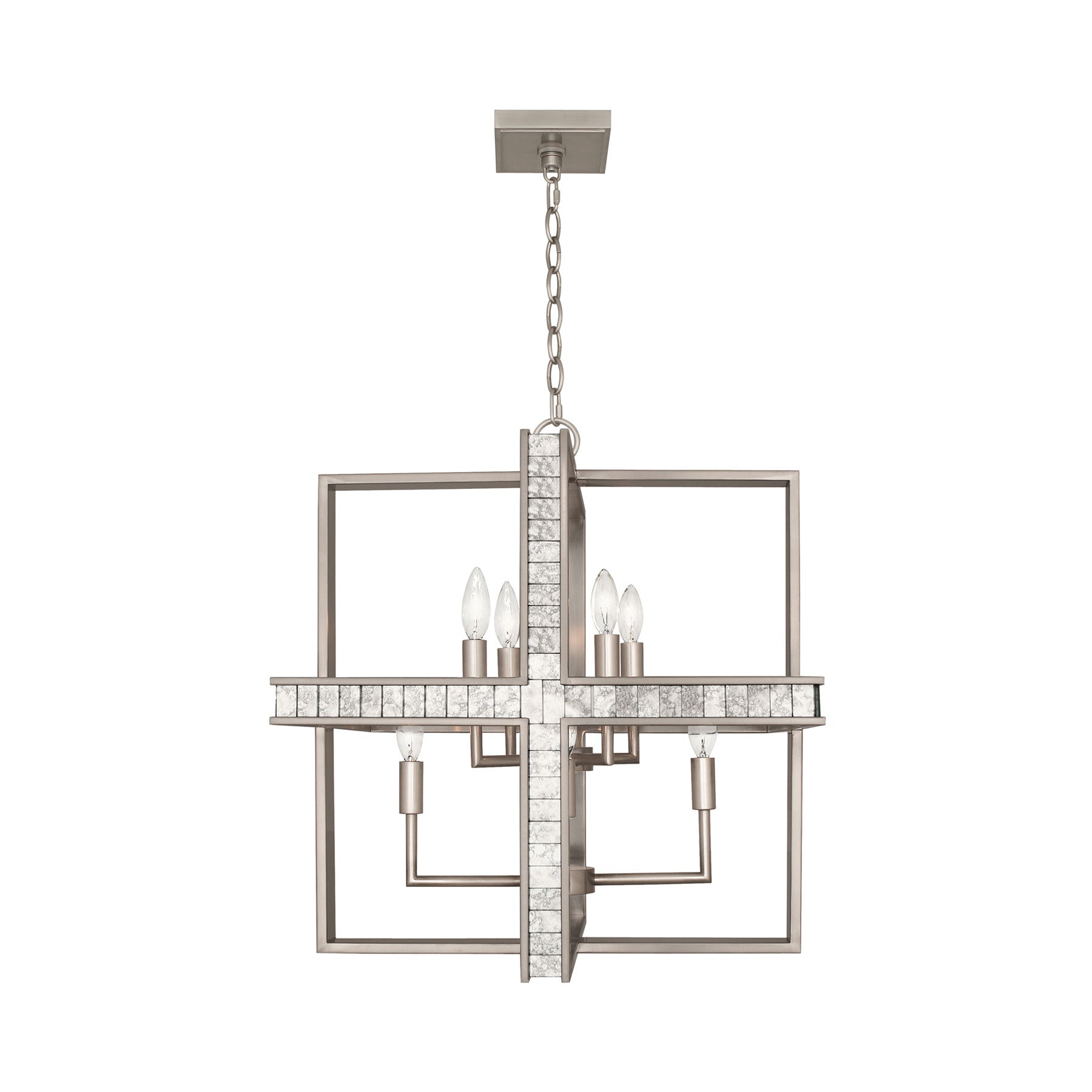 Diana Pendant Light in Antique Silver.