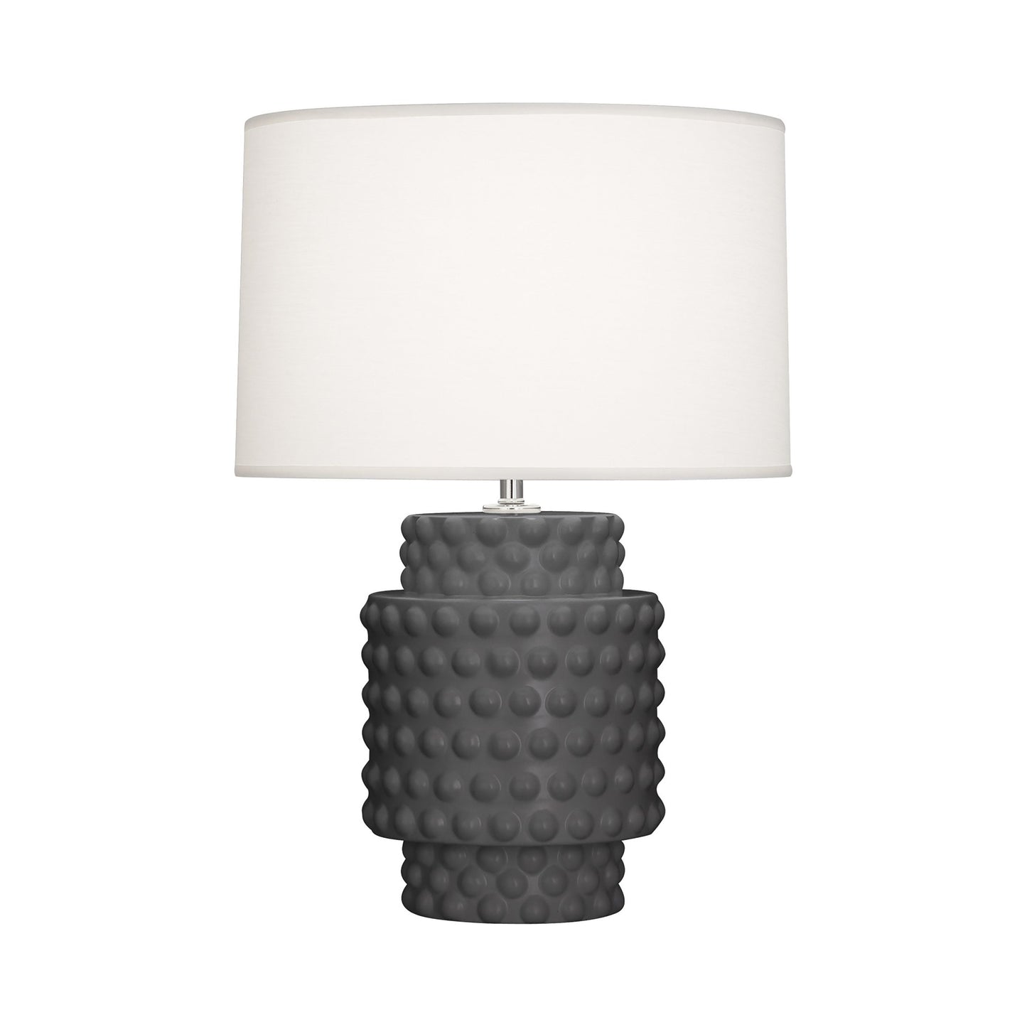 Dolly Table Lamp in Matte Ash/White (Small).