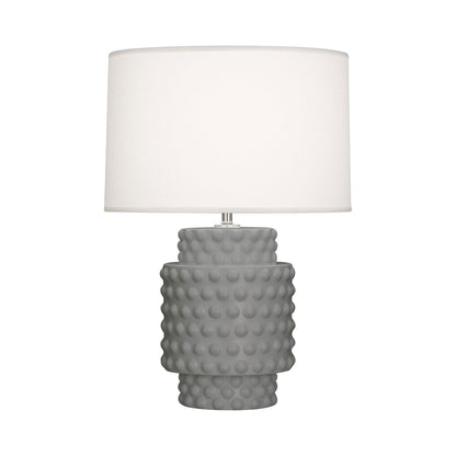 Dolly Table Lamp in Matte Smokey Taupe/White (Small).