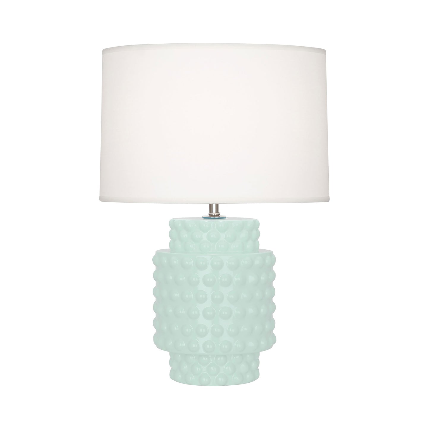 Dolly Table Lamp in Mint/White (Small).