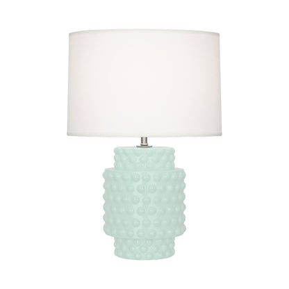 Dolly Table Lamp in Mint/White (Small).