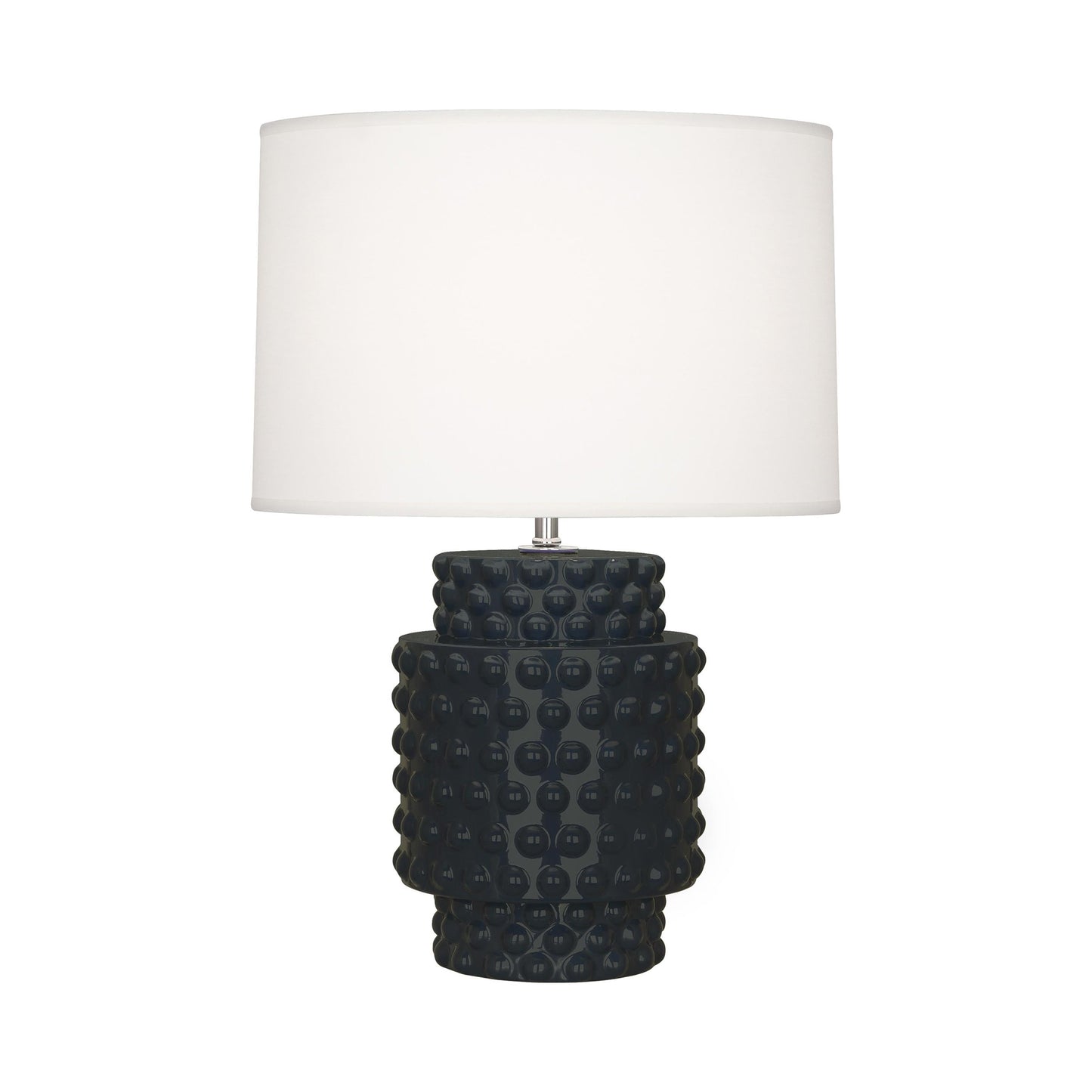 Dolly Table Lamp in Obsidian/White (Small).