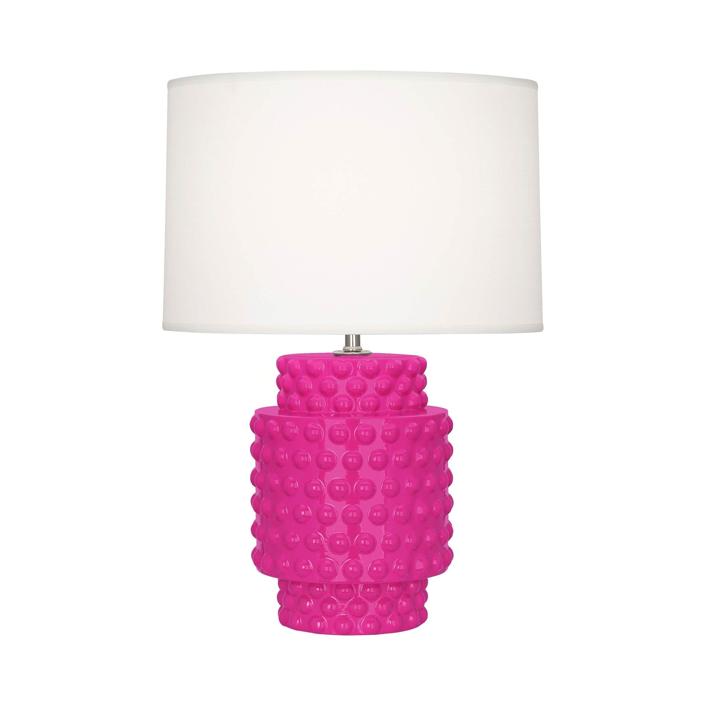Dolly Table Lamp in Razzle Rose/White (Small).