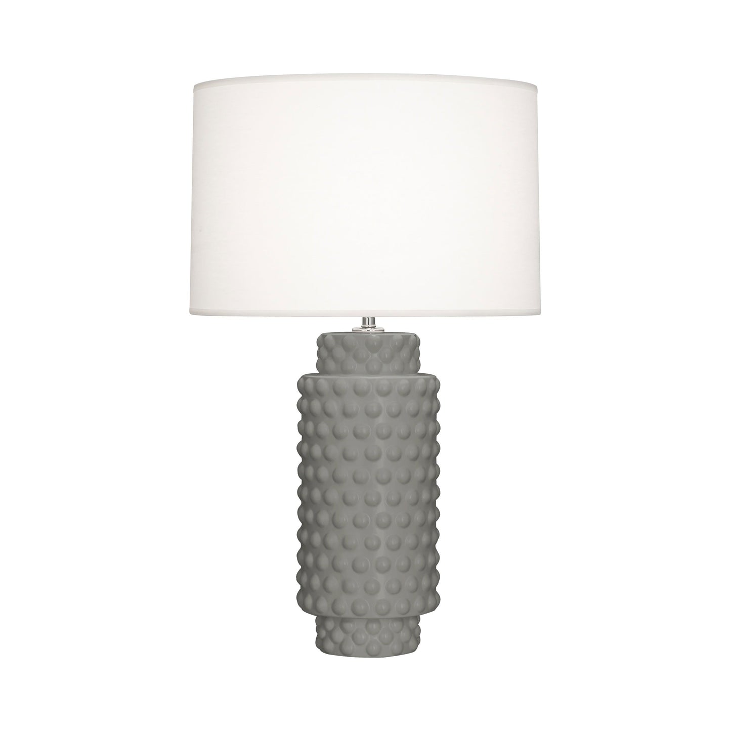 Dolly Table Lamp in Matte Smokey Taupe/White (Large).