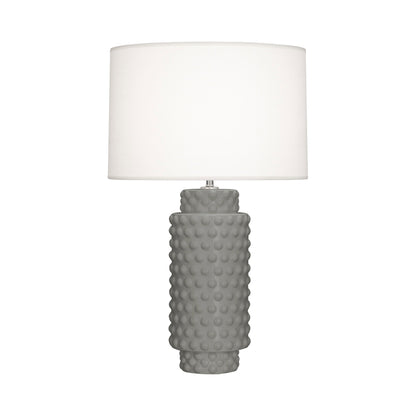 Dolly Table Lamp in Matte Smokey Taupe/White (Large).