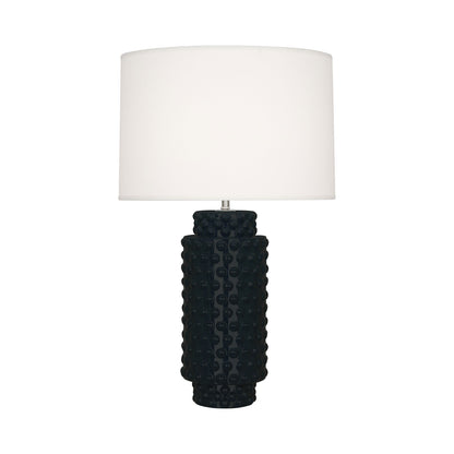 Dolly Table Lamp in Obsidian/White (Large).