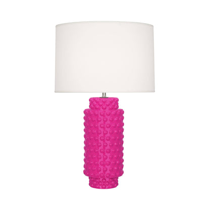 Dolly Table Lamp in Razzle Rose/White (Large).