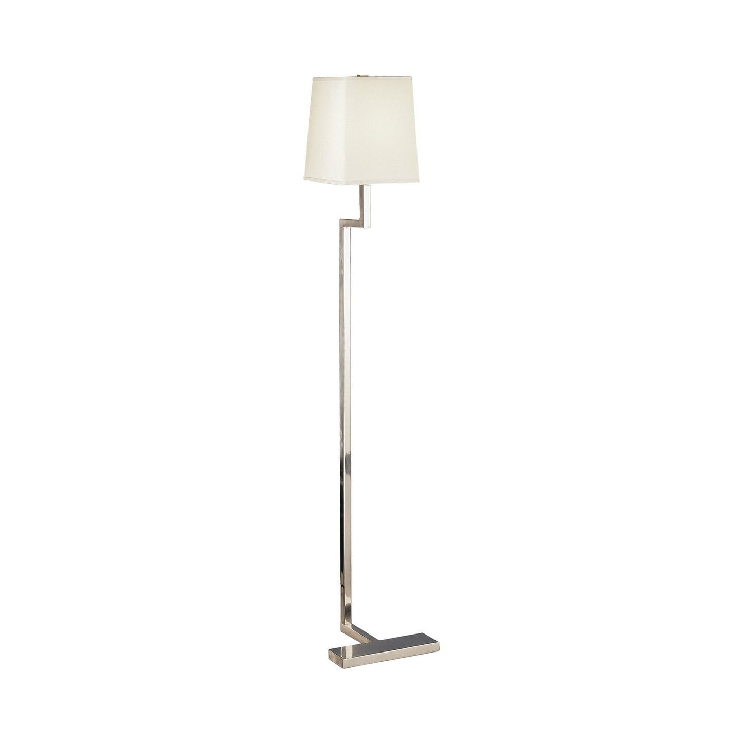 Doughnut C Floor Lamp in Antique Silver/Snowflake (Small).