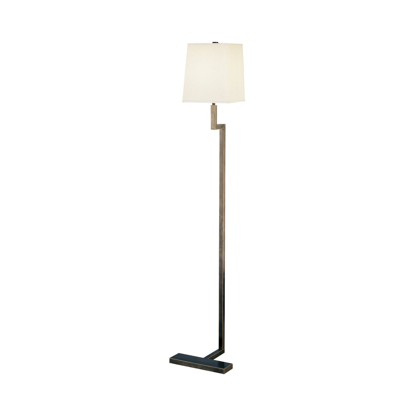 Doughnut C Floor Lamp in Deep Patina Bronze/Snowflake (Small).
