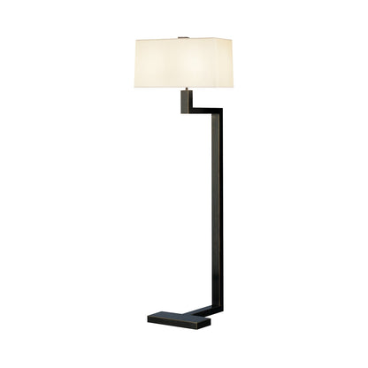 Doughnut C Floor Lamp in Deep Patina Bronze/Snowflake (Large).