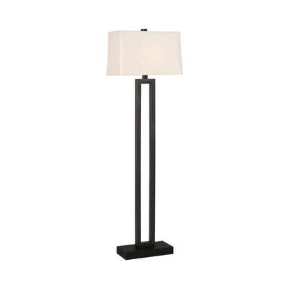 Doughnut Floor Lamp in Deep Patina Bronze/Snowflake.