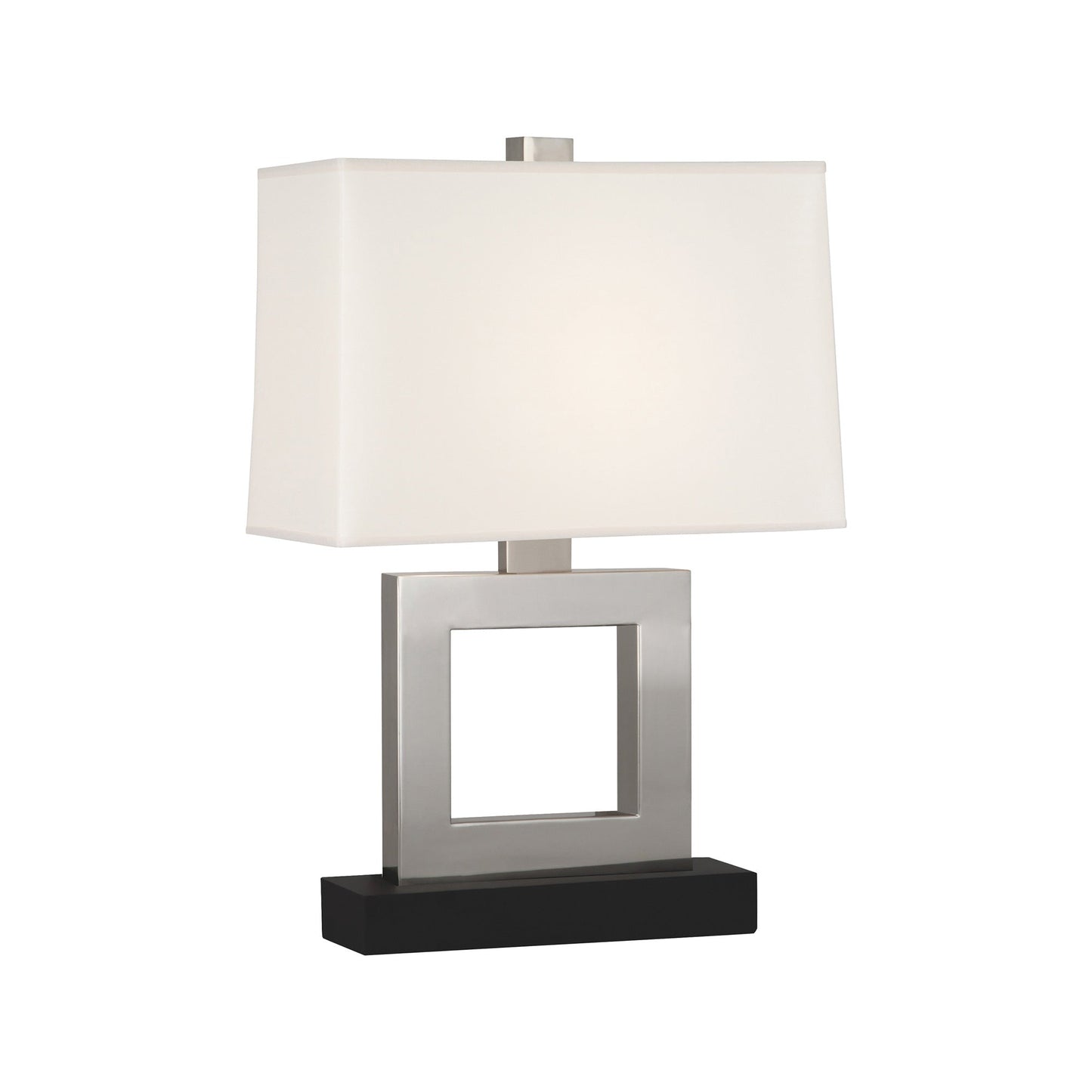 Doughnut Table Lamp in Antique Silver/Snowflake (Small).