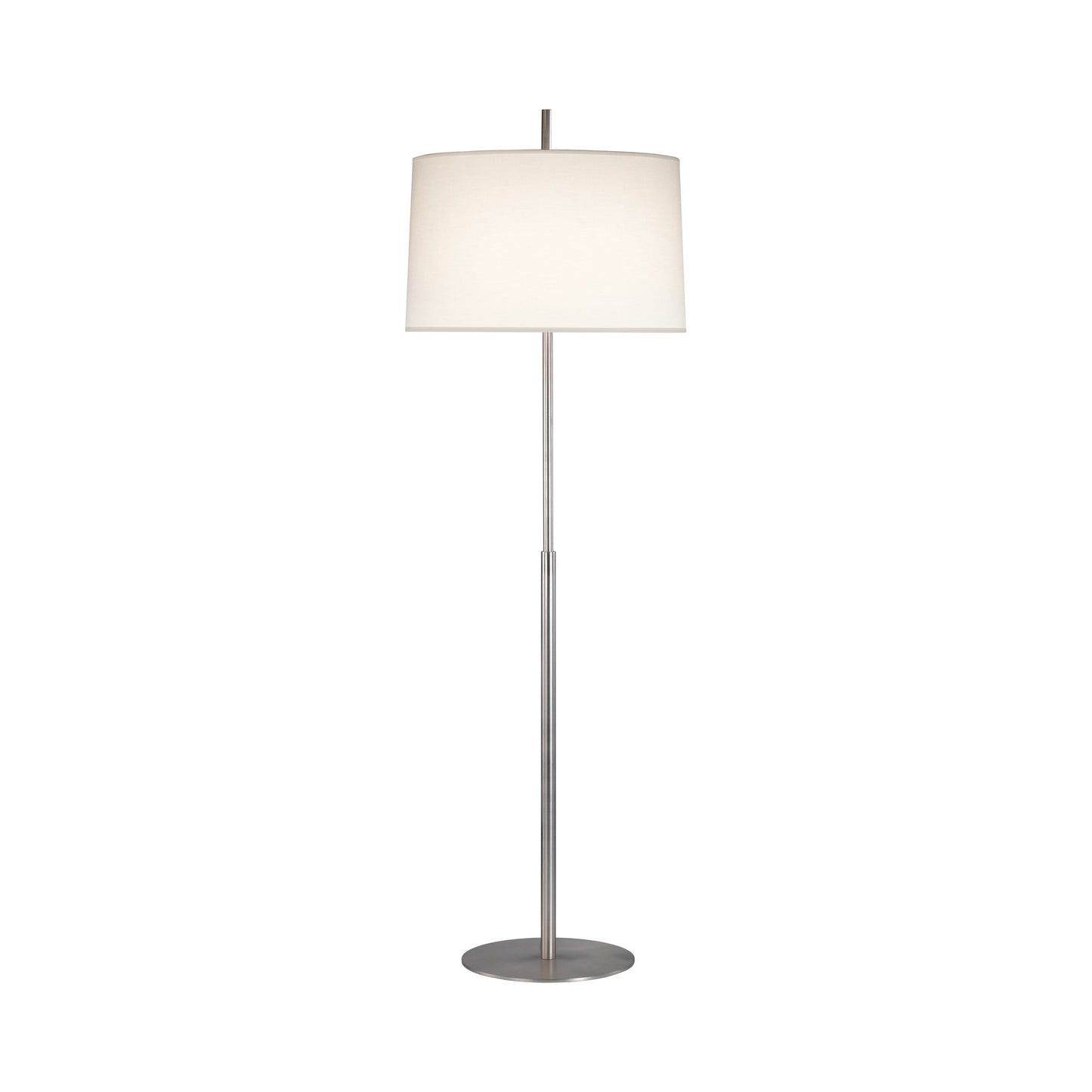 Echo Floor Lamp in Stainless Steel.