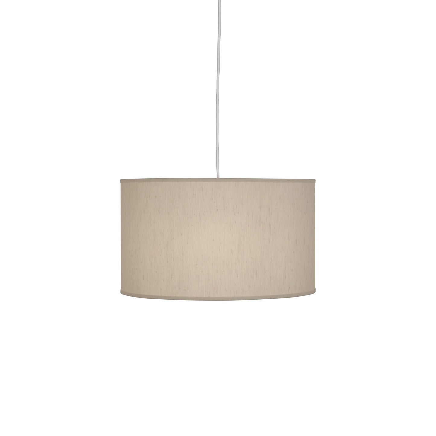 Elena Pendant Light in Bone Dupioni (Medium).