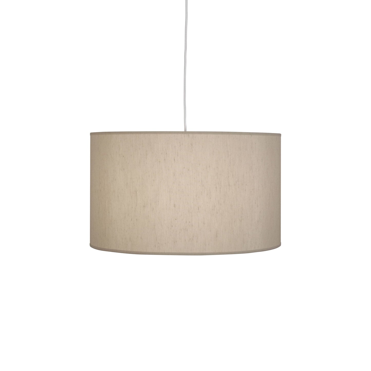 Elena Pendant Light in Bone Dupioni (Large).