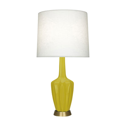 Emma Table Lamp in Citron/Warm Brass (Large).