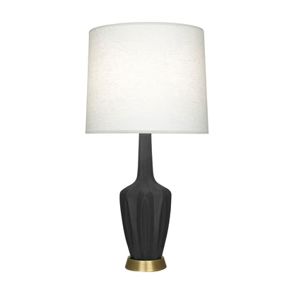 Emma Table Lamp in Matte Ash/Warm Brass (Large).