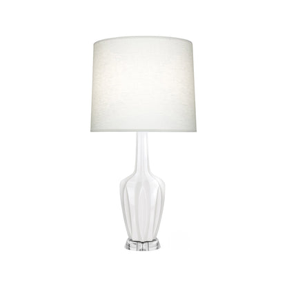 Emma Table Lamp in Lily/Polished Nickel (Small).