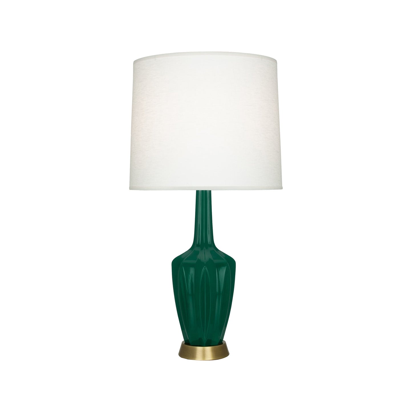 Emma Table Lamp in Jungle/Warm Brass (Small).